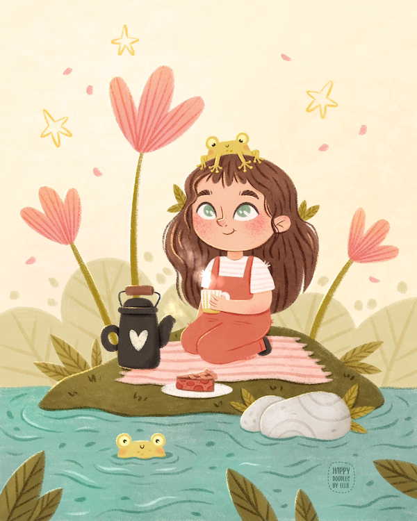 from yesterday’s little process… here she is, all finished ✨
thank you for the lovely challenge @aniaszuart 💛
swipe to see the original 🌸
#aniaszuDTIYS #dtiyschallenge #cuteillustration #childrenillustration #softillustration